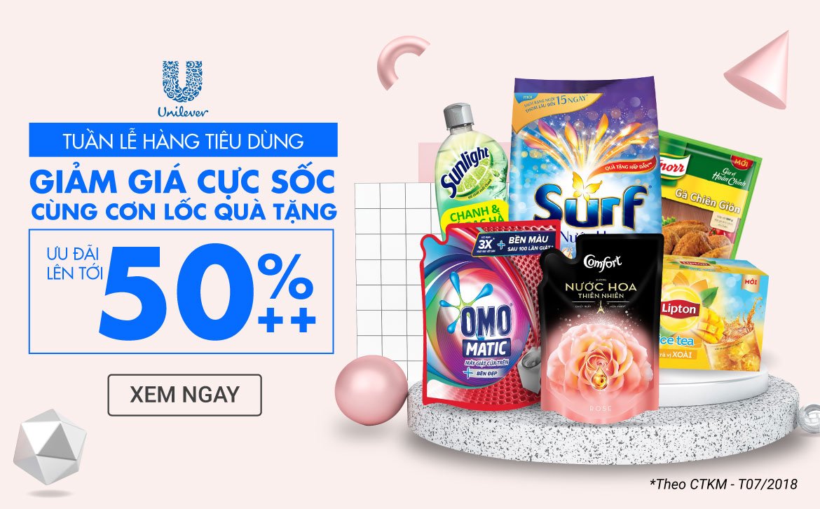 UNILEVER SALEOFF 50%